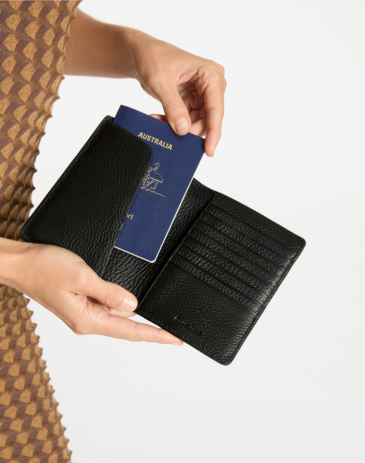 In Transit Leather Passport Wallet Status Anxiety