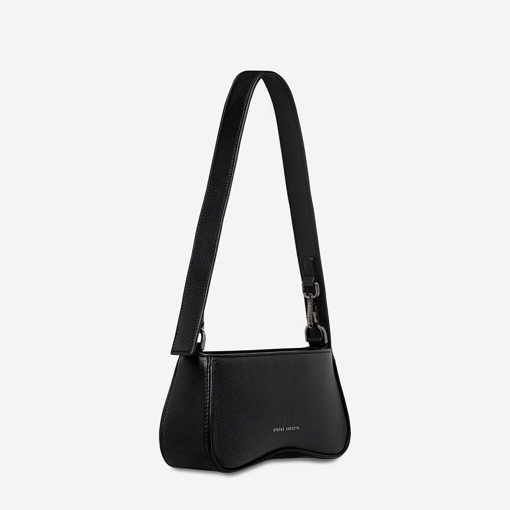 Polaris Women's Black Leather Bag | Status Anxiety®