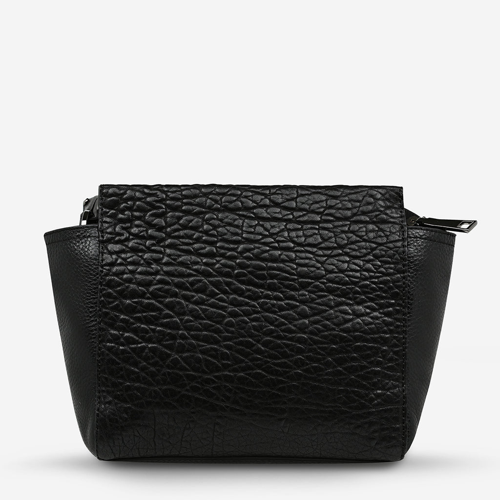 The Ascendants Women's Black Bubble Leather Bag Status Anxiety®