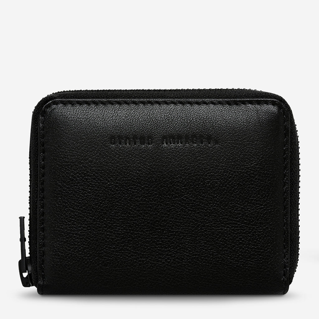 Emmit Black Leather Wallet Status Anxiety®