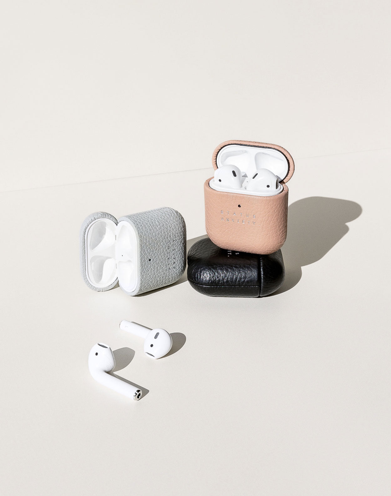 Status Anxiety Leather AirPod Cases