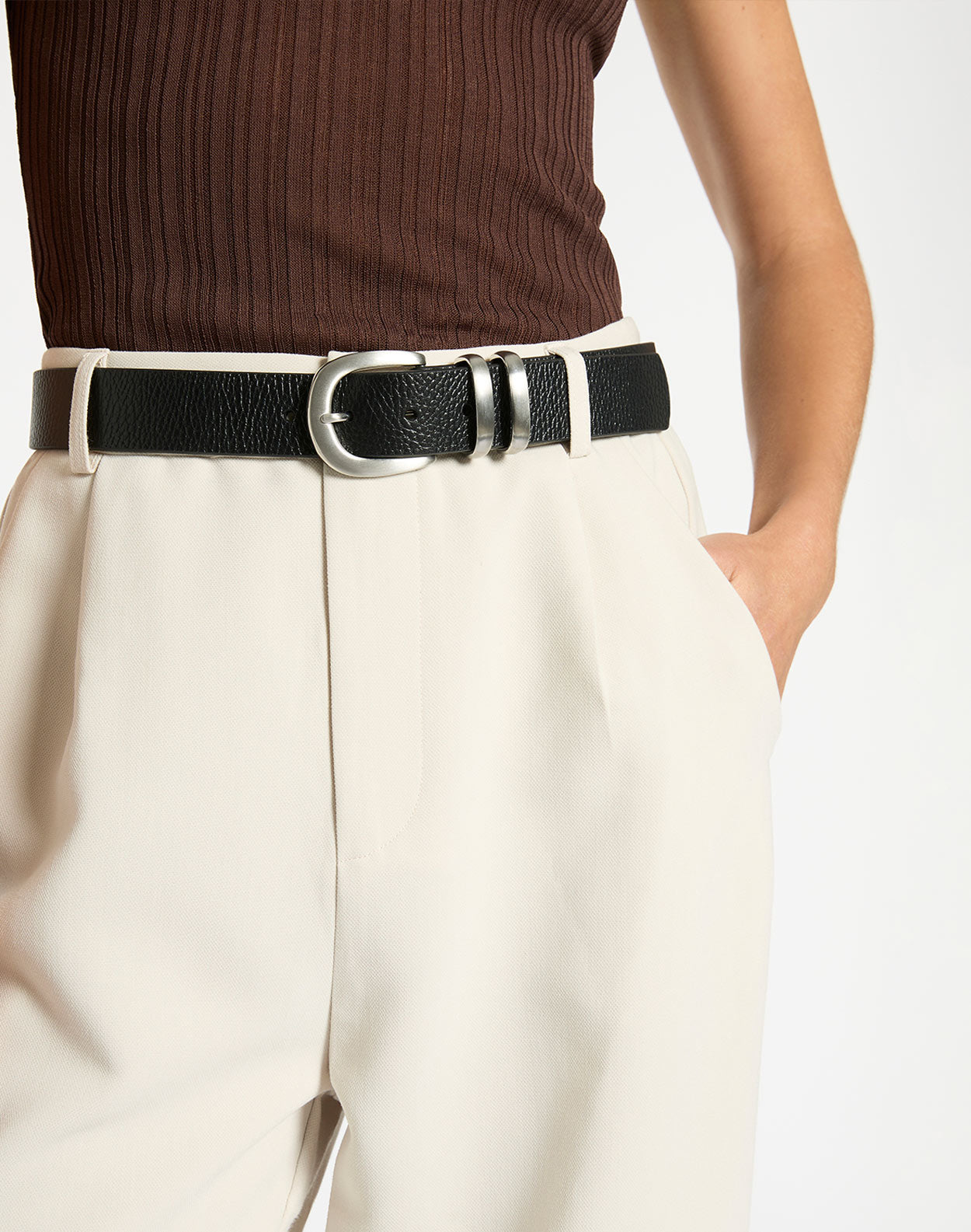 Status Anxiety Let It Be Women's Leather Belt