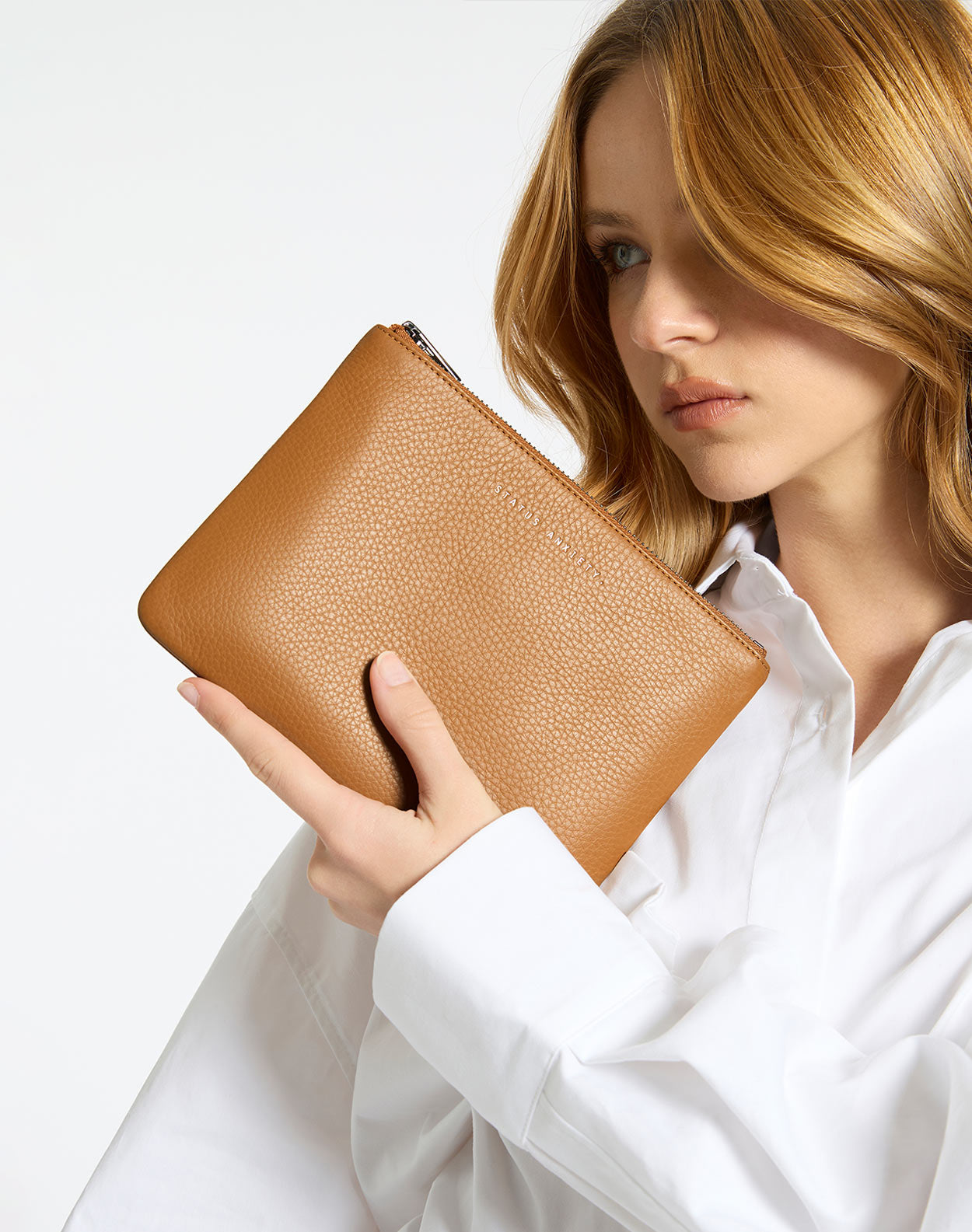 Status Anxiety New Days Leather Clutch