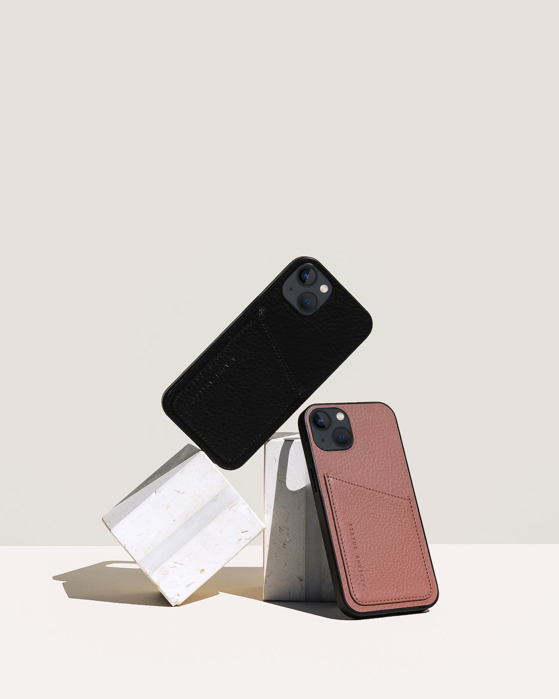Status Anxiety Who's Who Leather iPhone Case