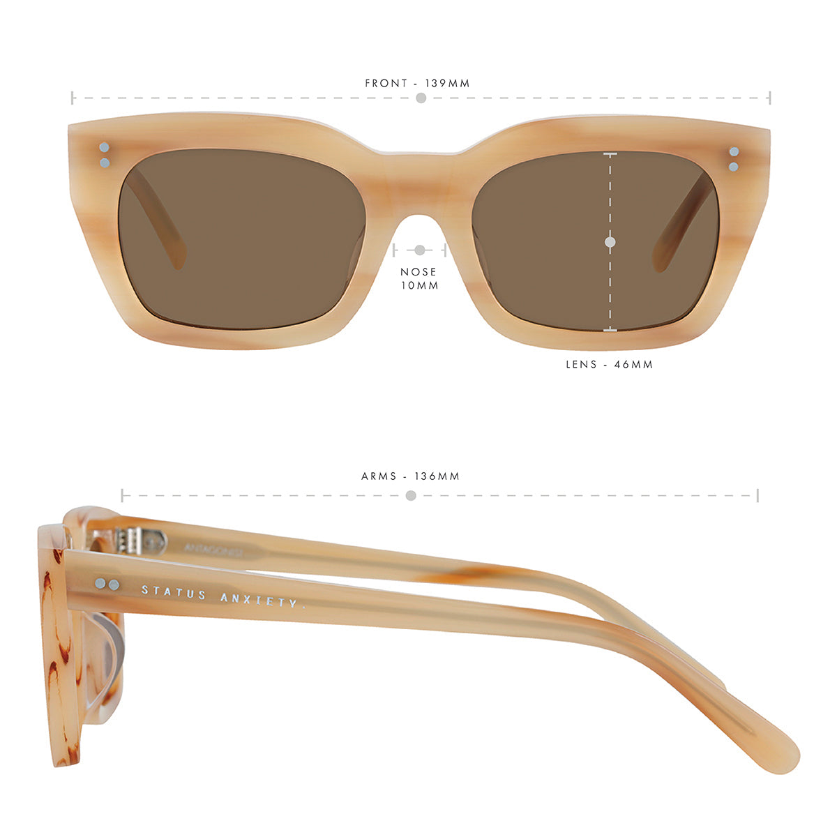 Status Anxiety Antagonist Sunglasses Blonde