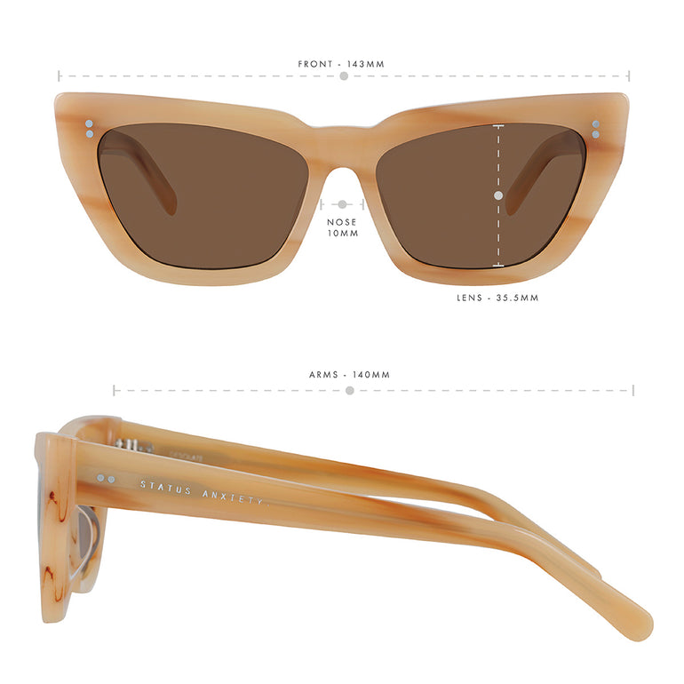 Status Anxiety Desolate Sunglasses Blonde