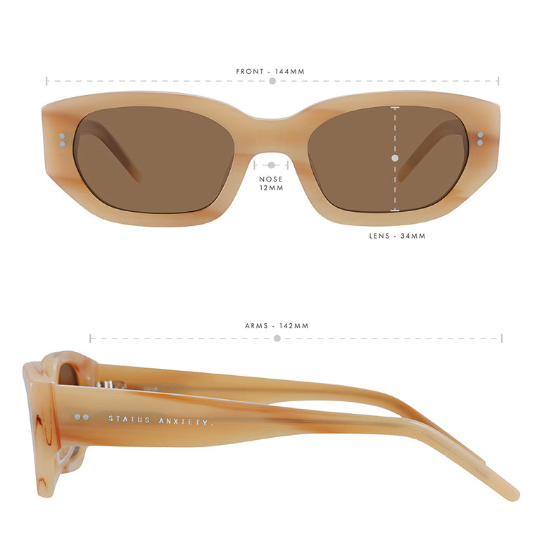 Status Anxiety Luna Sunglasses Blonde