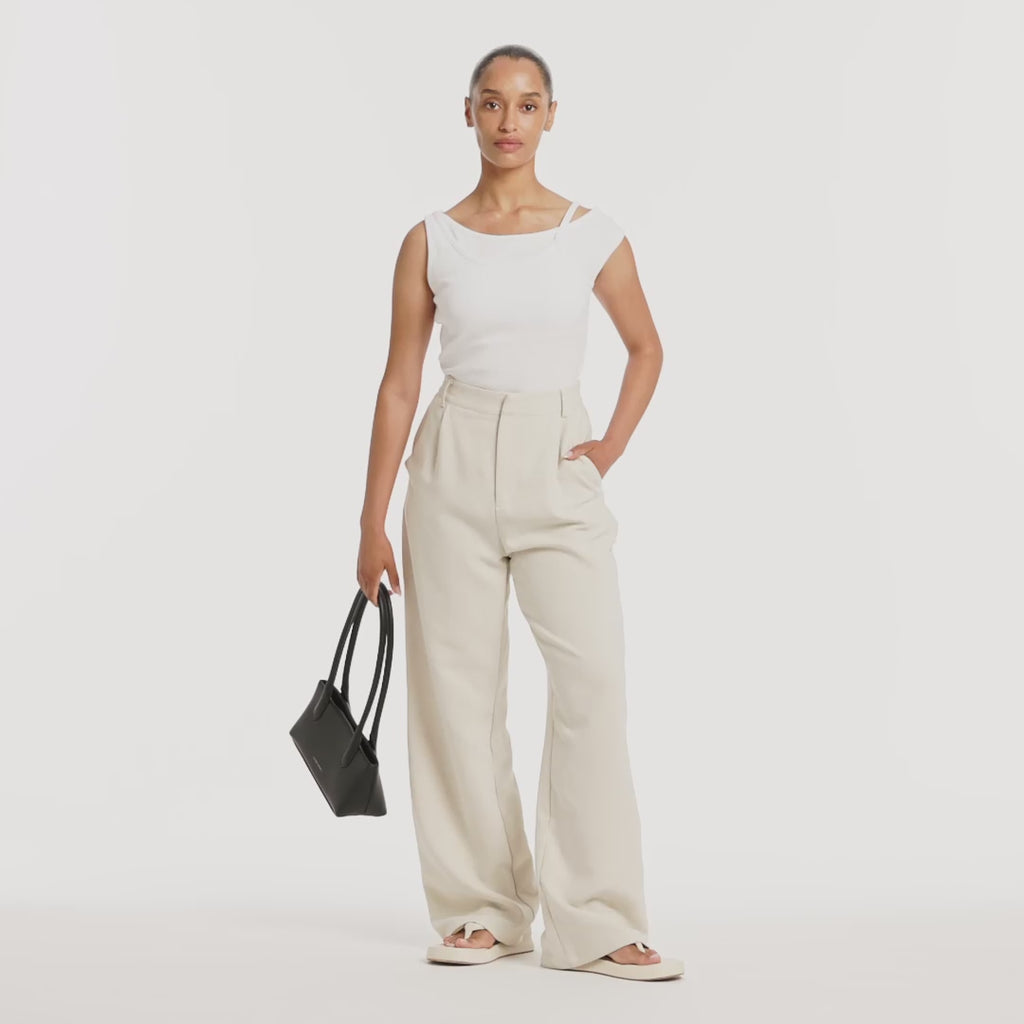 Status Anxiety The Lost Leather Bag Black