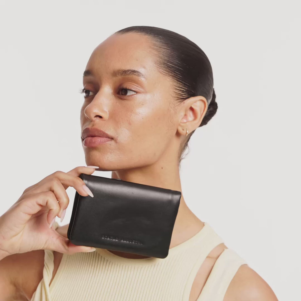Status Anxiety Is Now Better Women's Leather Wallet Black Nappa