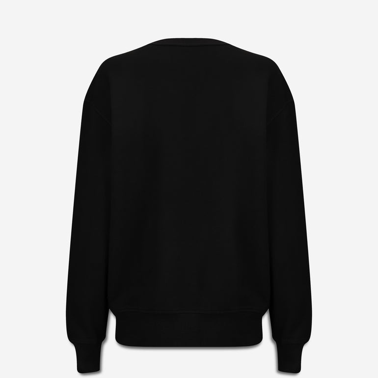 Status Anxiety Could be Nice Women's Jumper Soft Black With Logo