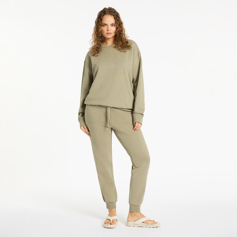 Status Anxiety Could be Nice Women's Jumper Washed Sage