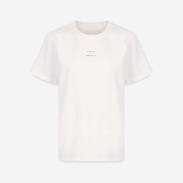 Status Anxiety Feels Right Women's T Shirt Off White