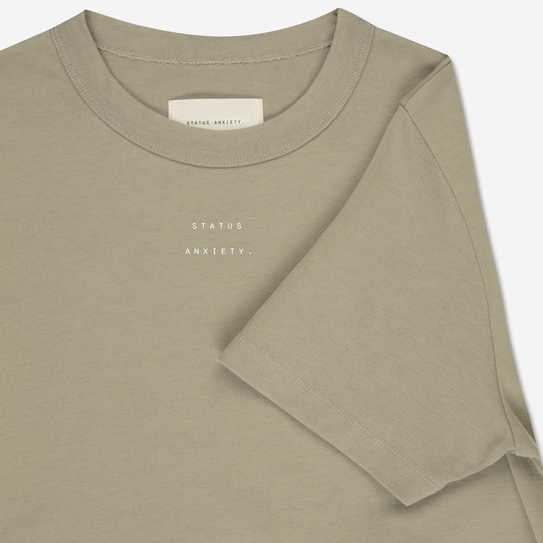 Status Anxiety Feels Right Women's T Shirt Washed Sage