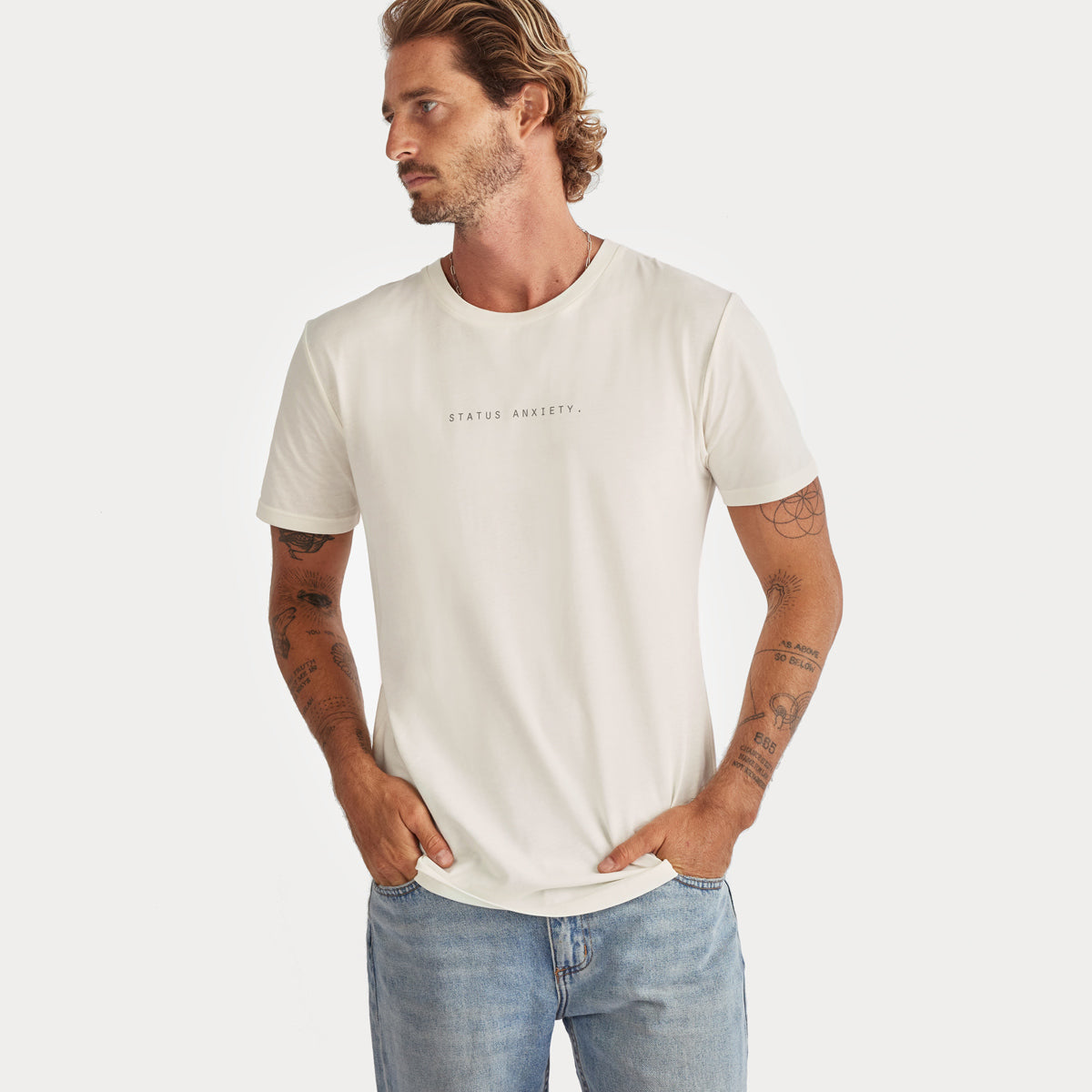 THINK IT OVER MEN'S - Classic Tee / Off White