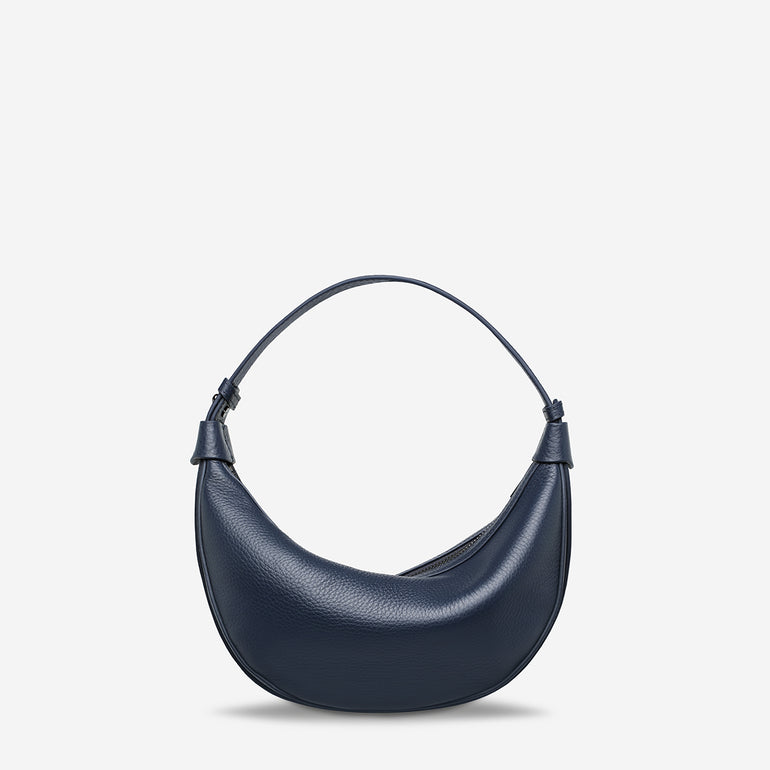 Status Anxiety Afterglow Women's Leather Bag Midnight Blue
