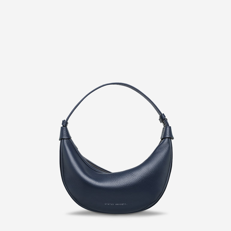Status Anxiety Afterglow Women's Leather Bag Midnight Blue