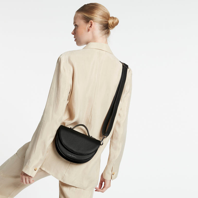Status Anxiety All Nighter Women's Leather Crossbody Bag Black