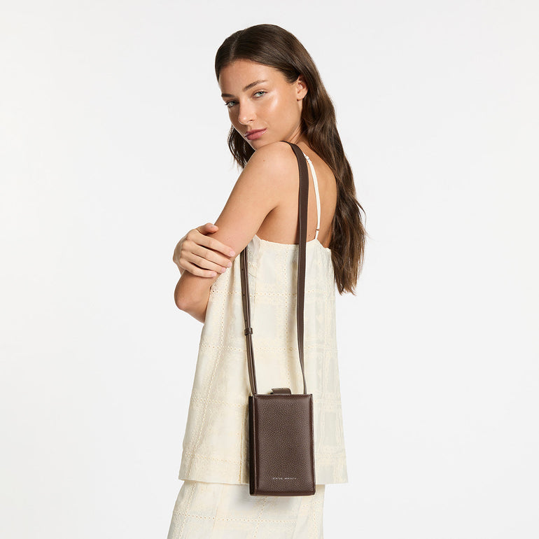 Status Anxiety As It Happens Women's Leather Bag Cocoa