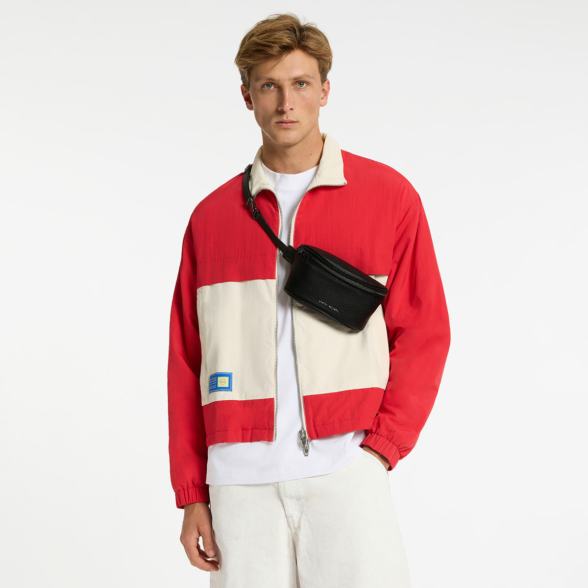 Status Anxiety Best Lies Leather Black Bum Bag For Men