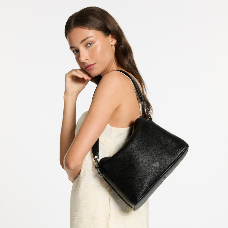 Status Anxiety By Some Miracle Women's Leather Bag Black