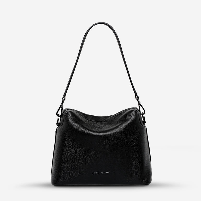 Status Anxiety By Some Miracle Women's Leather Bag Black