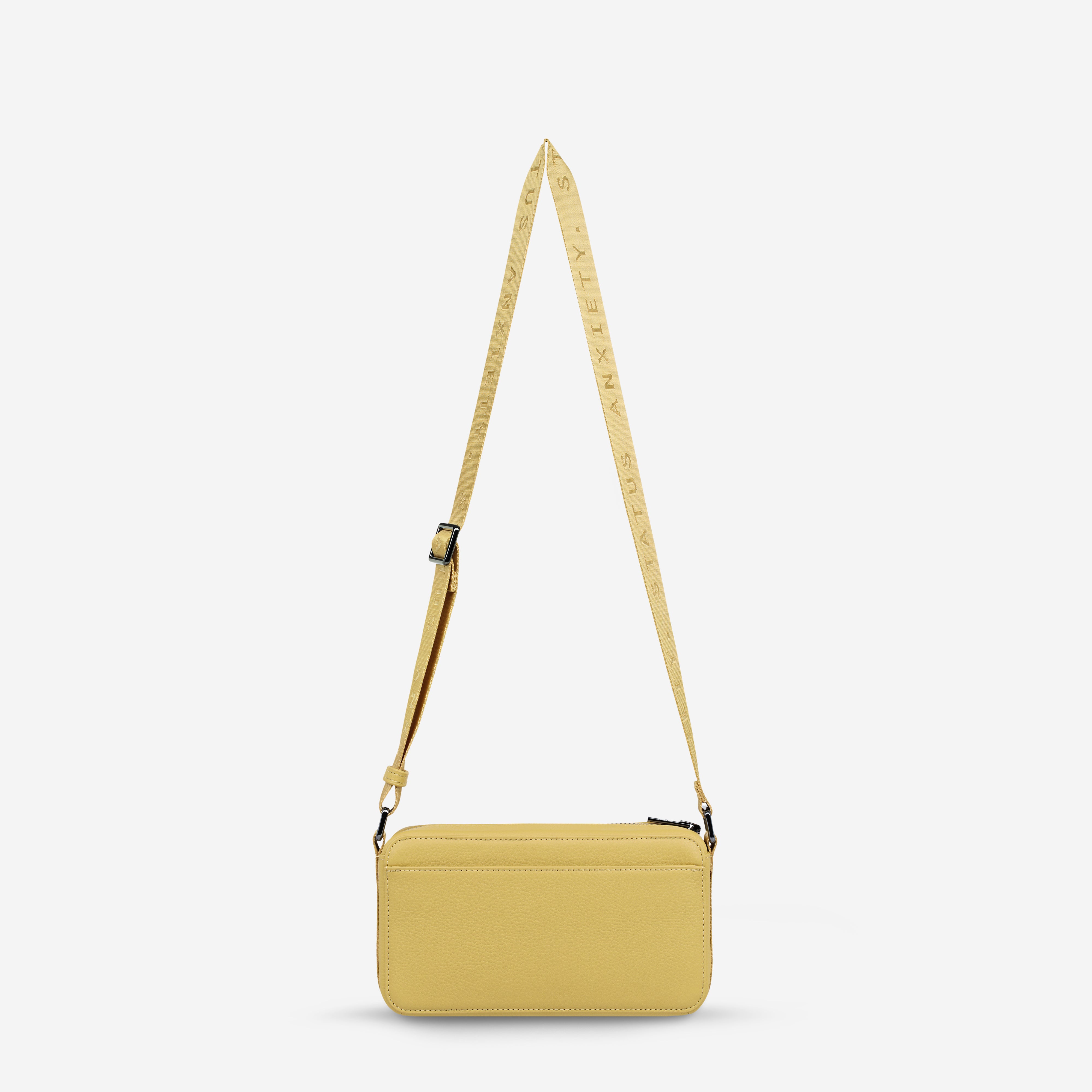 Status Anxiety Delirium Women's Leather Crossbody Bag Buttermilk