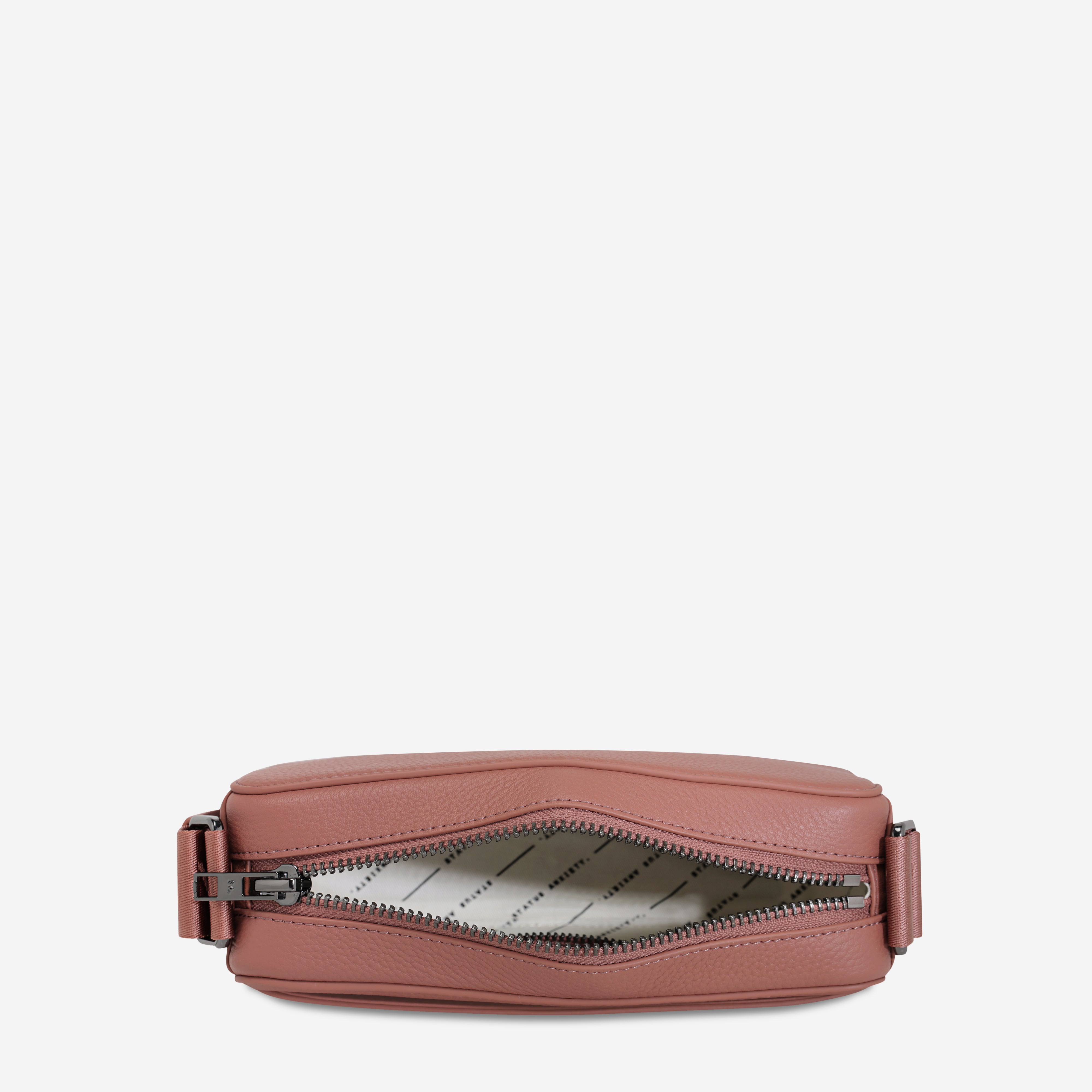 Status Anxiety Delirium Women's Leather Crossbody Bag Dusty Rose