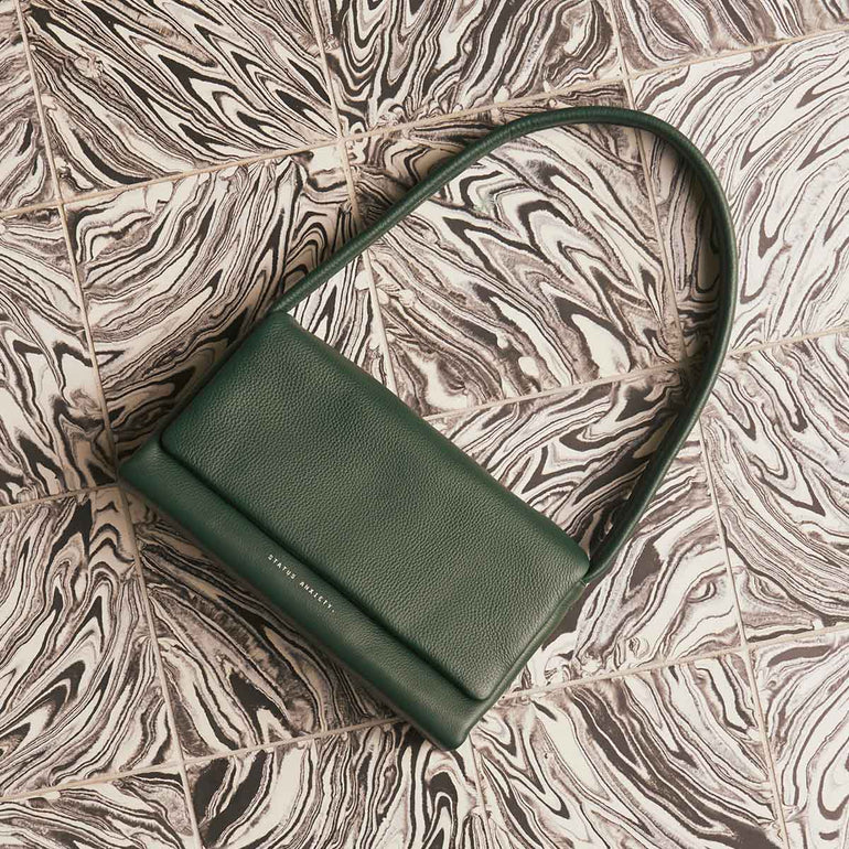 Status Anxiety Elysian Women's Leather Bag Green