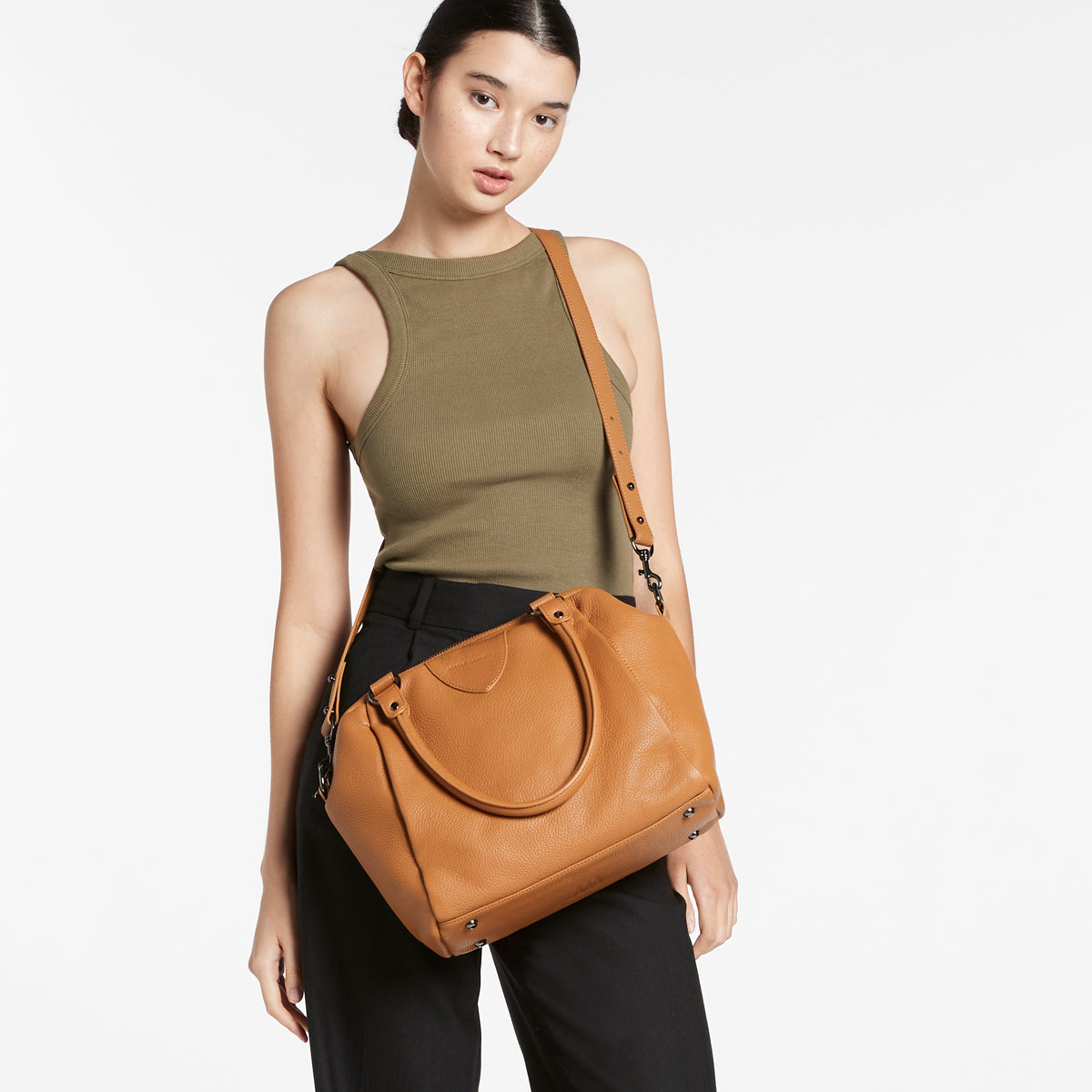 Status Anxiety All Nighter Women's Leather Strap Force Of Being Tan