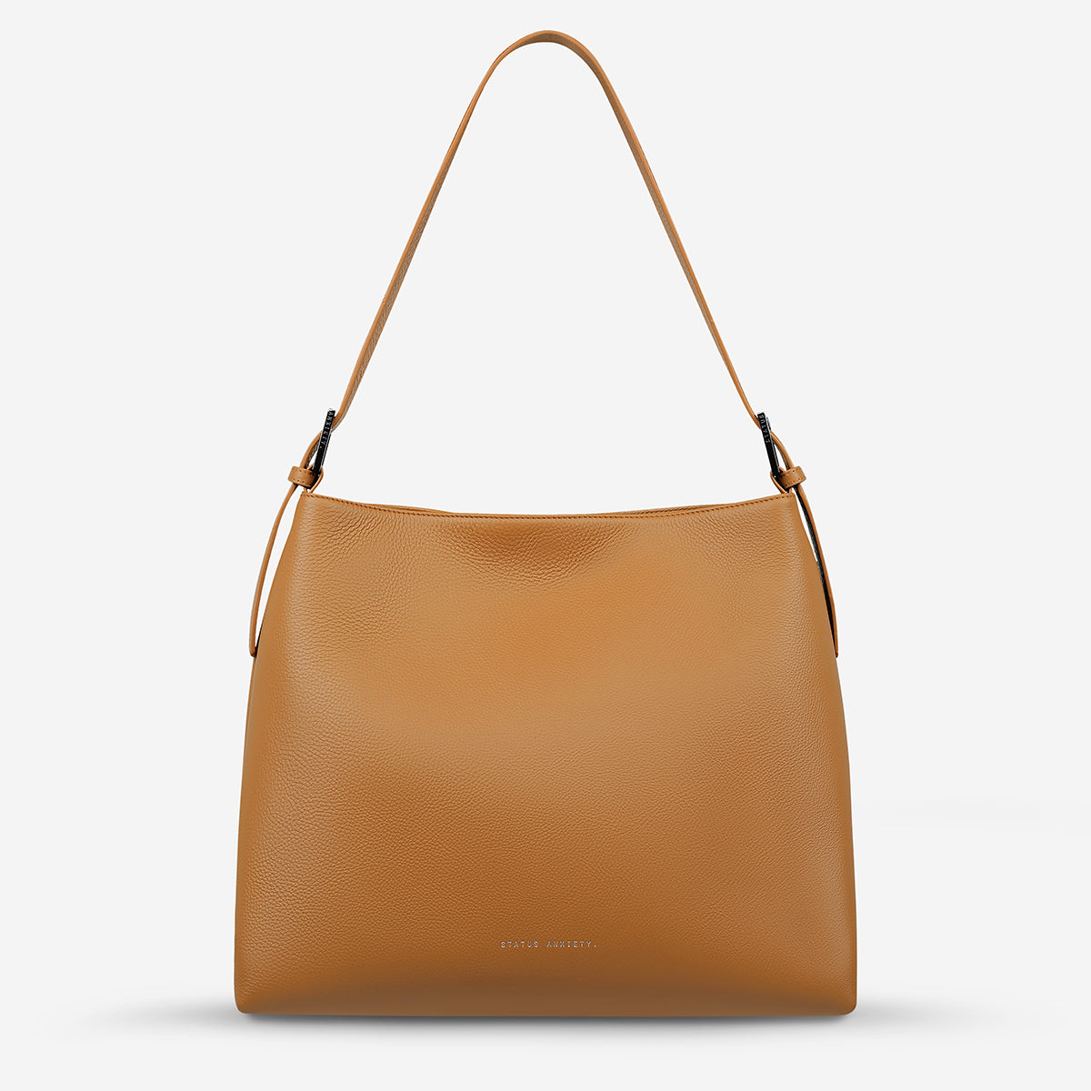 Status Anxiety Forget About It Women's Leather Tote Bag Tan