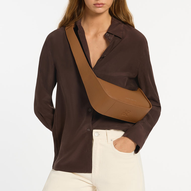 Status Anxiety Haven Leather Bag Camel