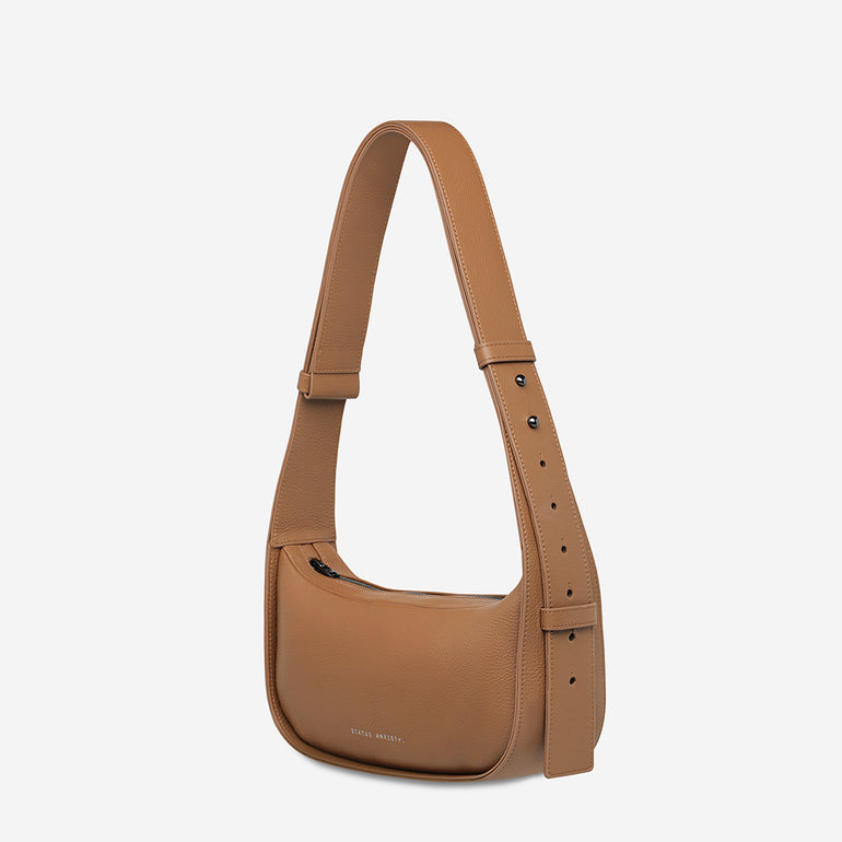 Status Anxiety Haven Leather Bag Camel