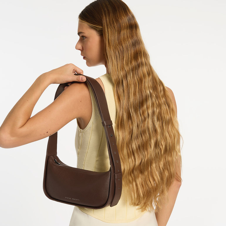 Status Anxiety Haven Leather Bag Cocoa