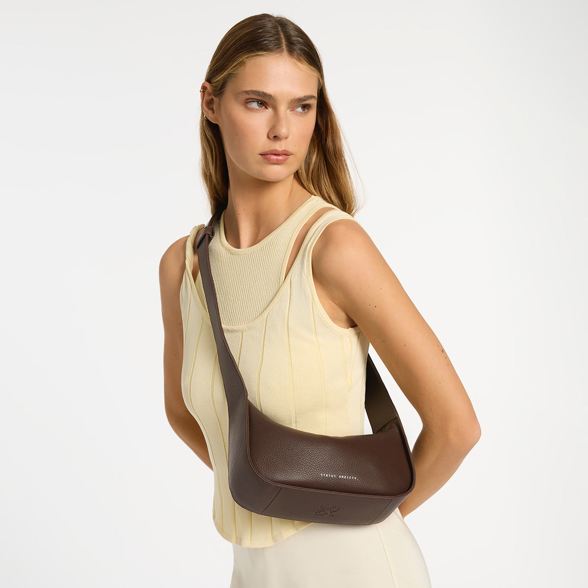 Status Anxiety Haven Leather Bag Cocoa