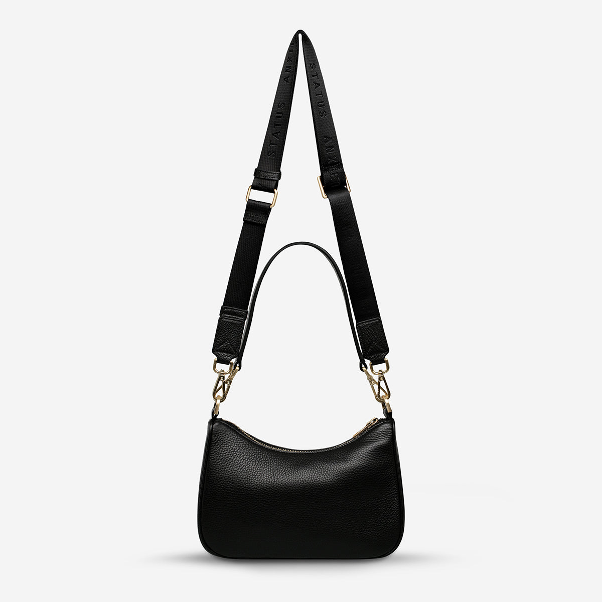 Status Anxiety Look Both Ways Handbag Black/Gold