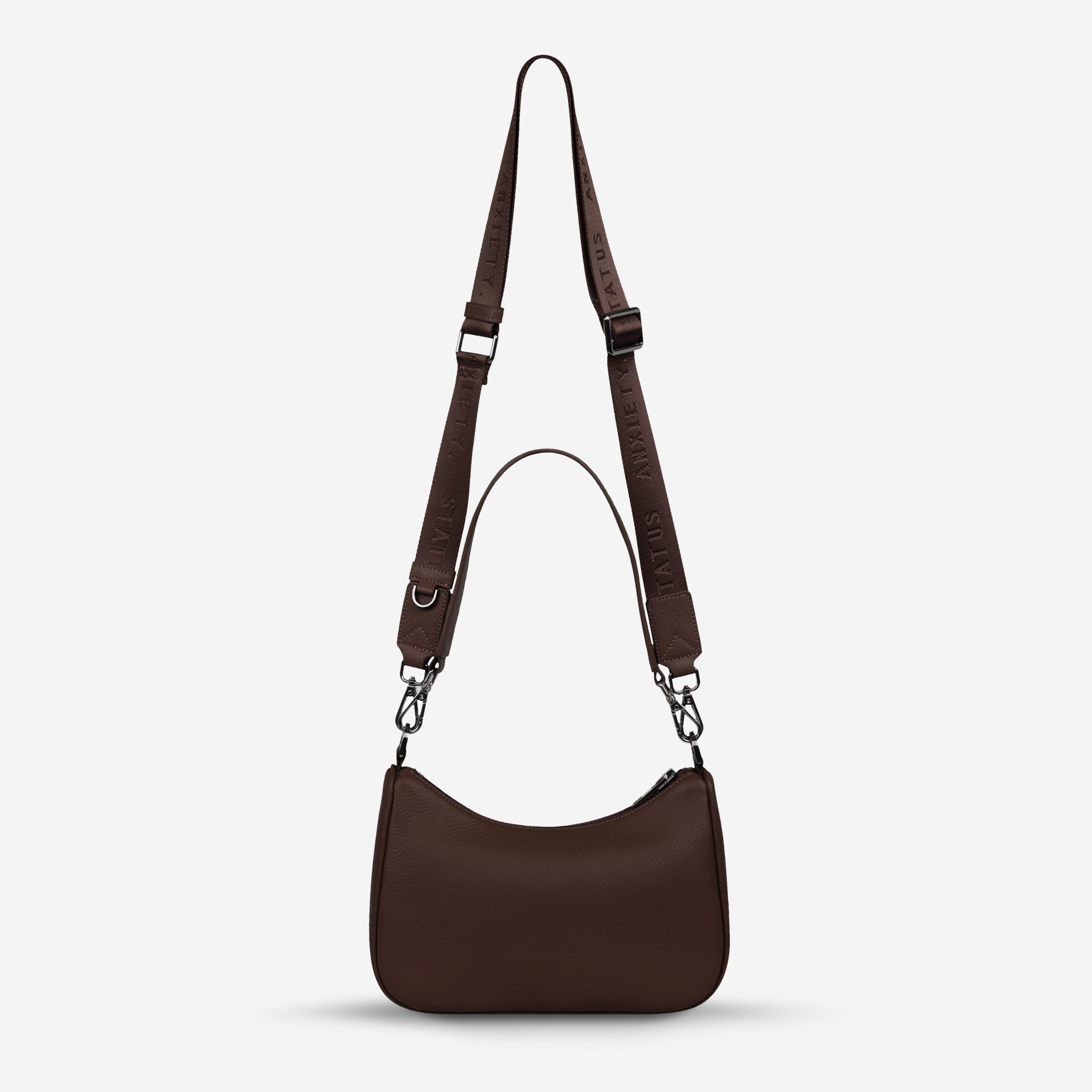Look Both Ways Women's Cocoa Leather Bag | Status Anxiety®