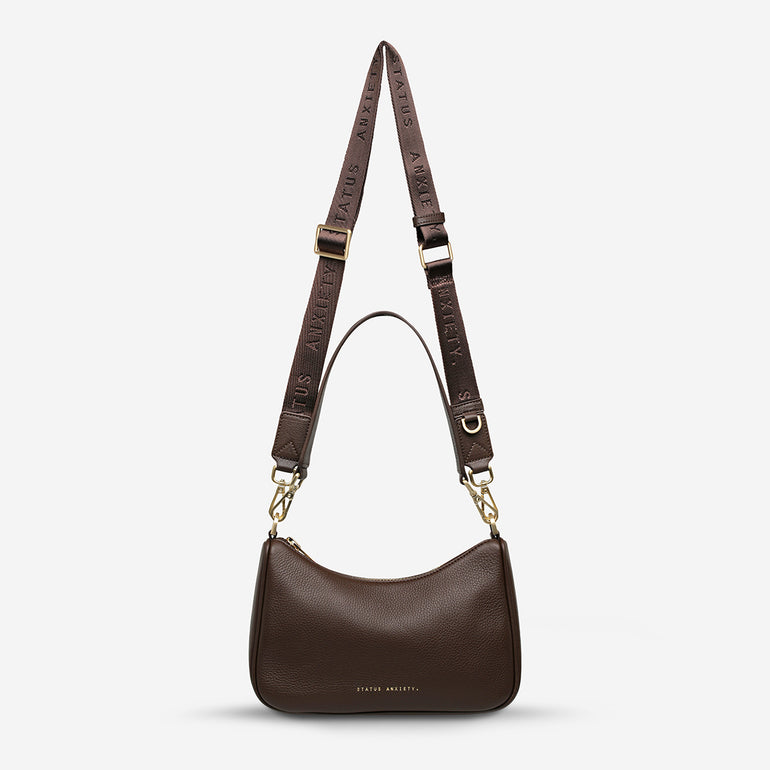 Status Anxiety Look Both Ways Handbag Cocoa/Gold