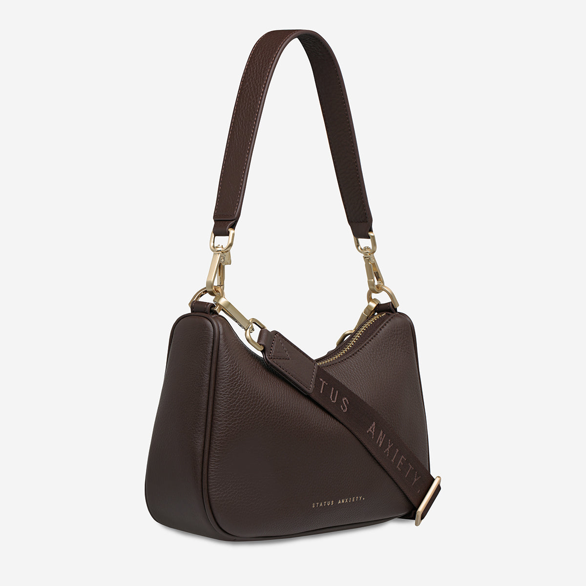Status Anxiety Look Both Ways Handbag Cocoa/Gold