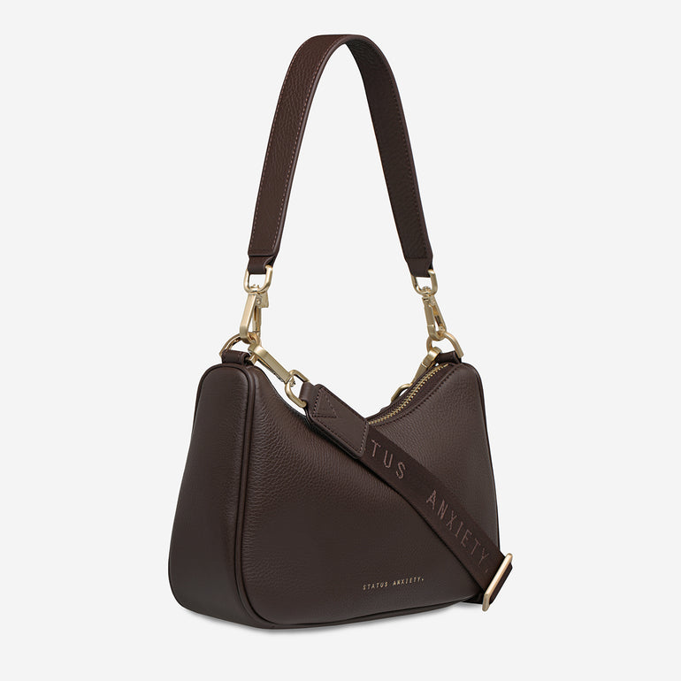 Status Anxiety Look Both Ways Handbag Cocoa/Gold