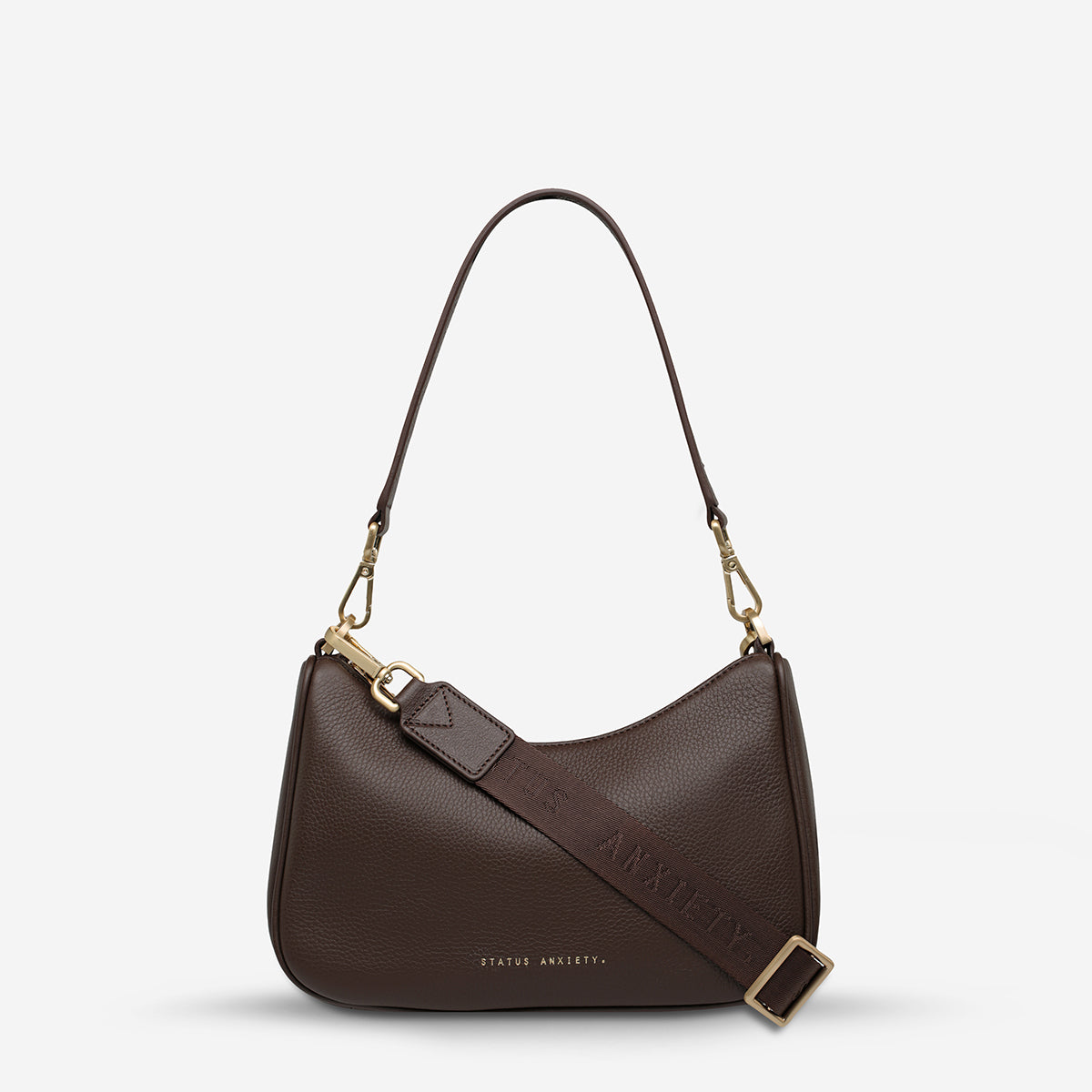 Status Anxiety Look Both Ways Handbag Cocoa/Gold