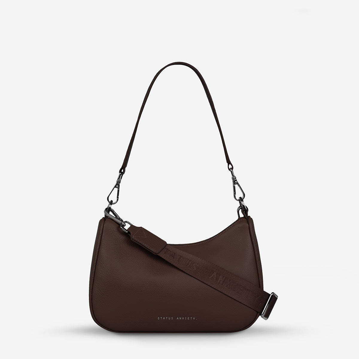 Look Both Ways Women's Cocoa Leather Bag | Status Anxiety®