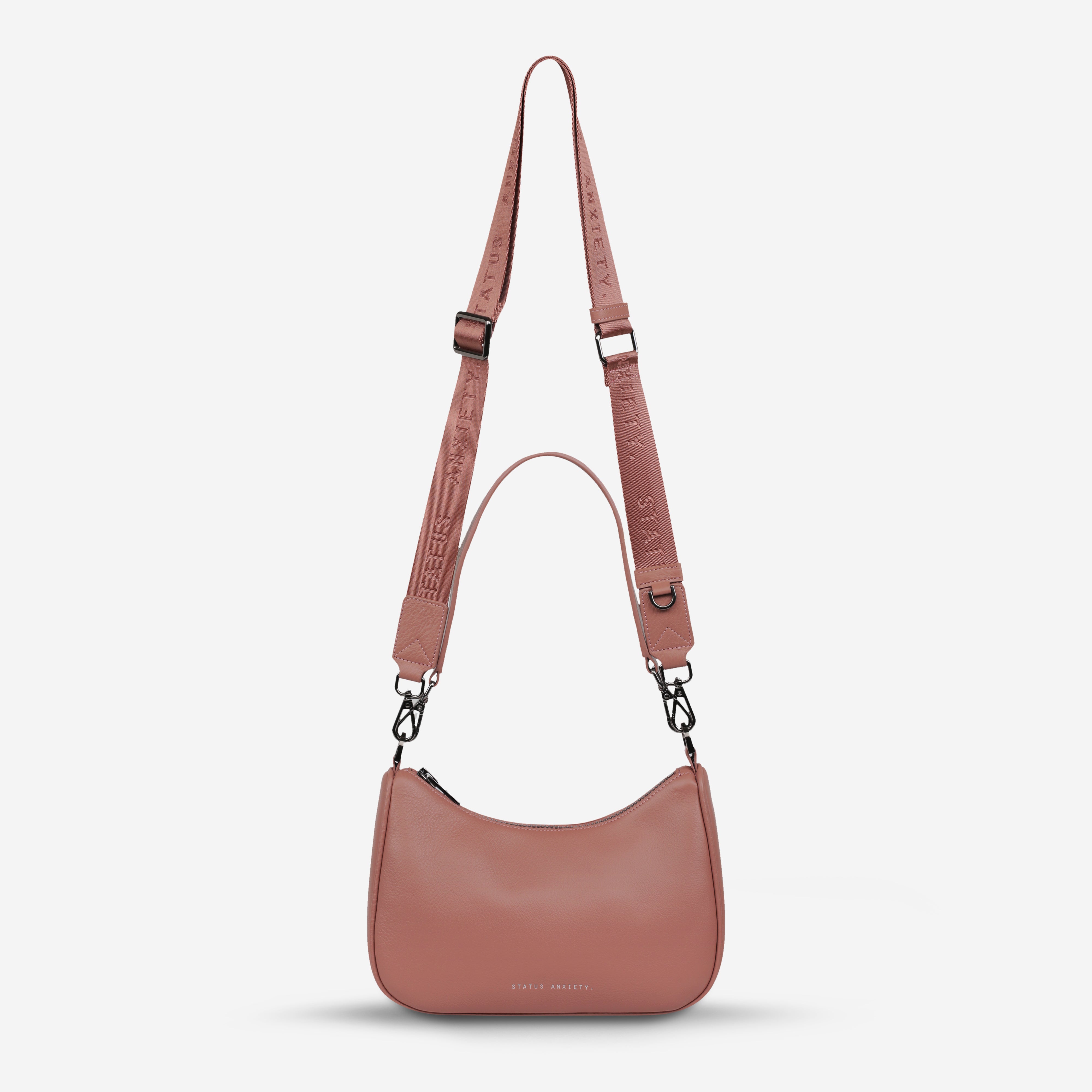 Status Anxiety Look Both Ways Handbag Dusty Rose