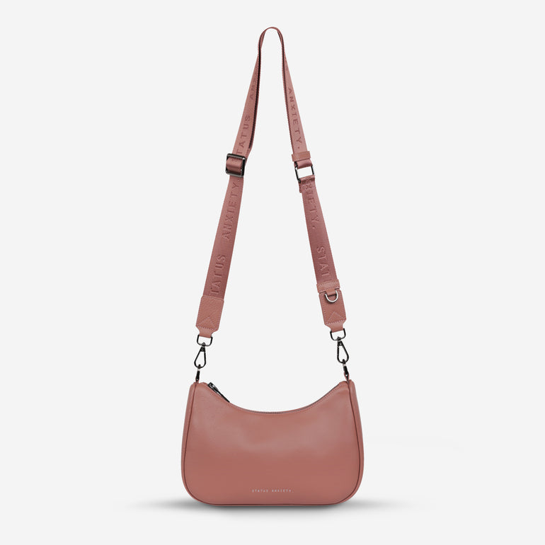 Status Anxiety Look Both Ways Handbag Dusty Rose
