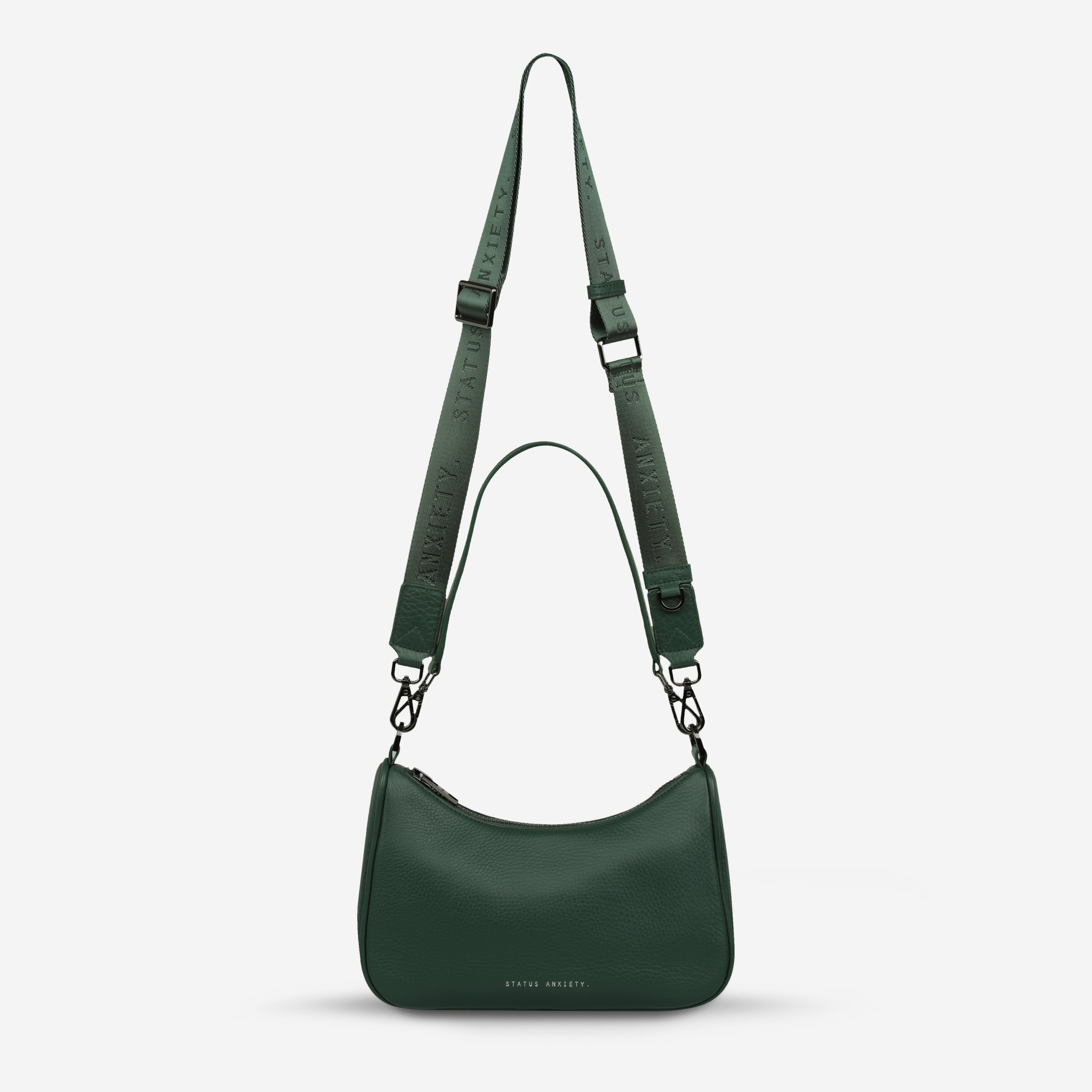 Status Anxiety Look Both Ways Handbag Green