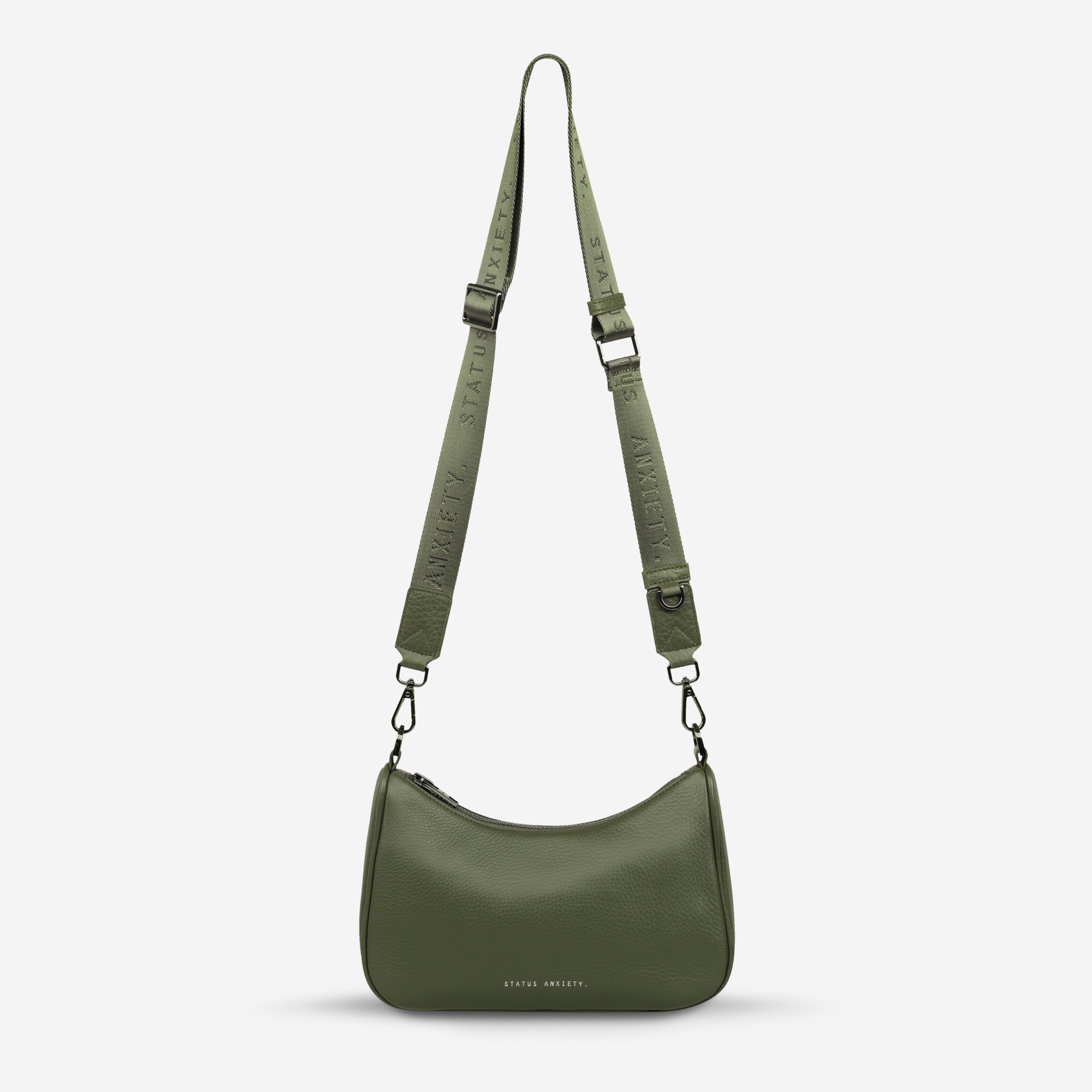 Status Anxiety Look Both Ways Handbag Khaki
