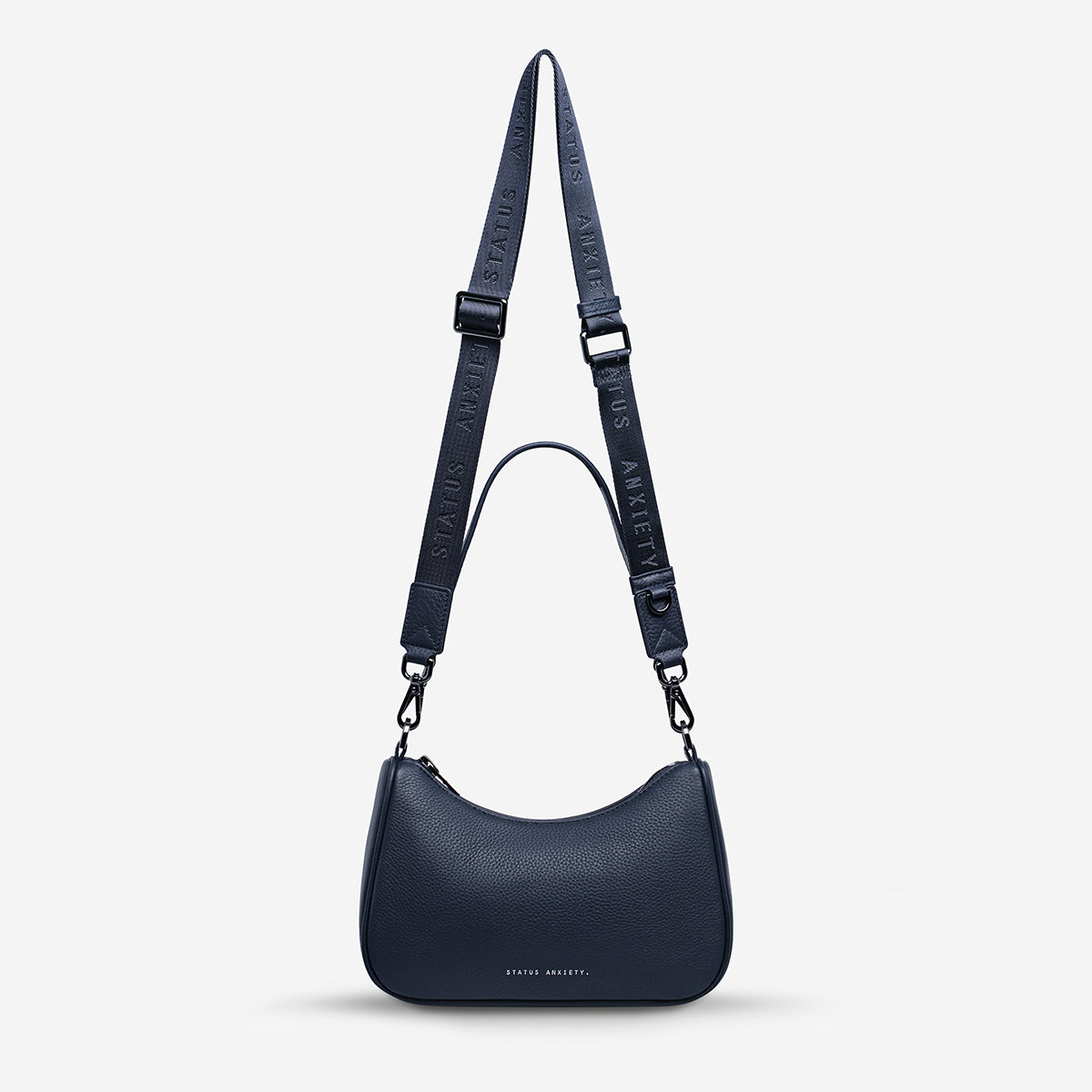 STATUS ANXIETY 2wayバッグ aoi Mini Waves Black Leather Backpack | Status Anxiety®