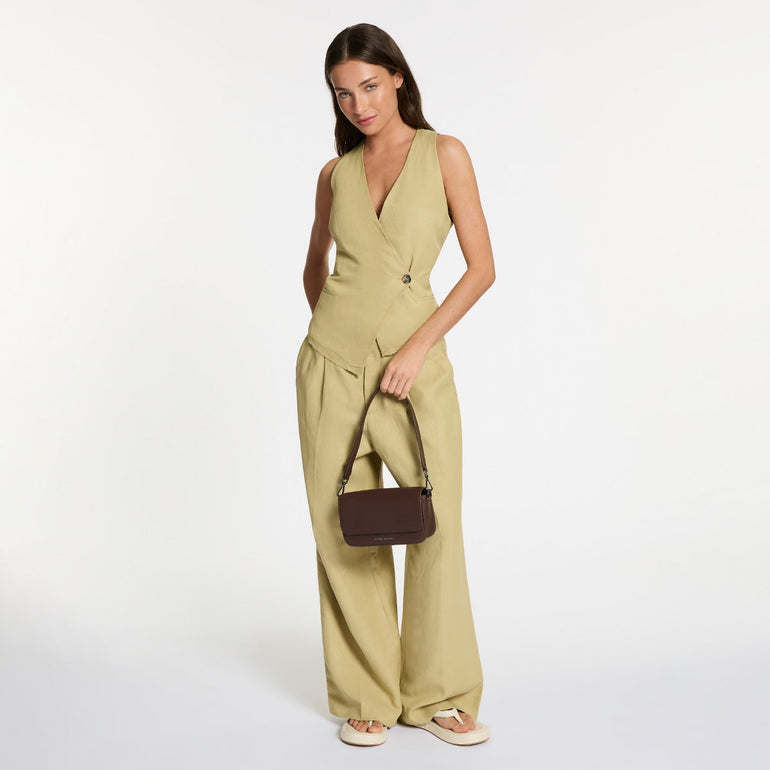 Status Anxiety Lost In The Light Women's Leather Bag Cocoa