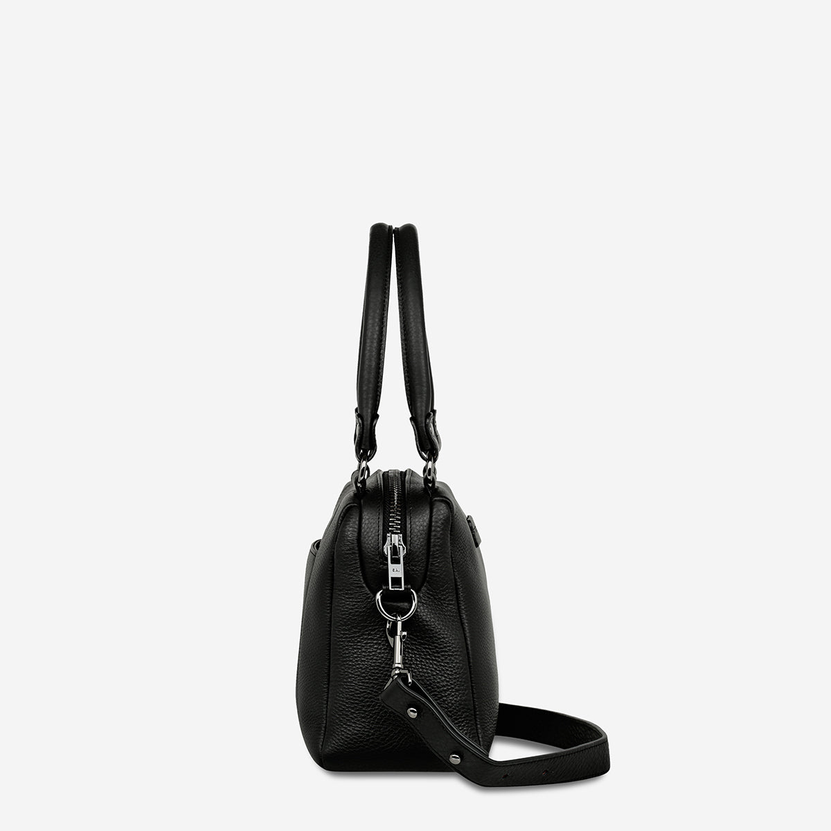Mini Mountains Women's Black Leather Handbag | Status Anxiety® Mini Mountains Women's Black Leather Handbag | Status Anxiety®
