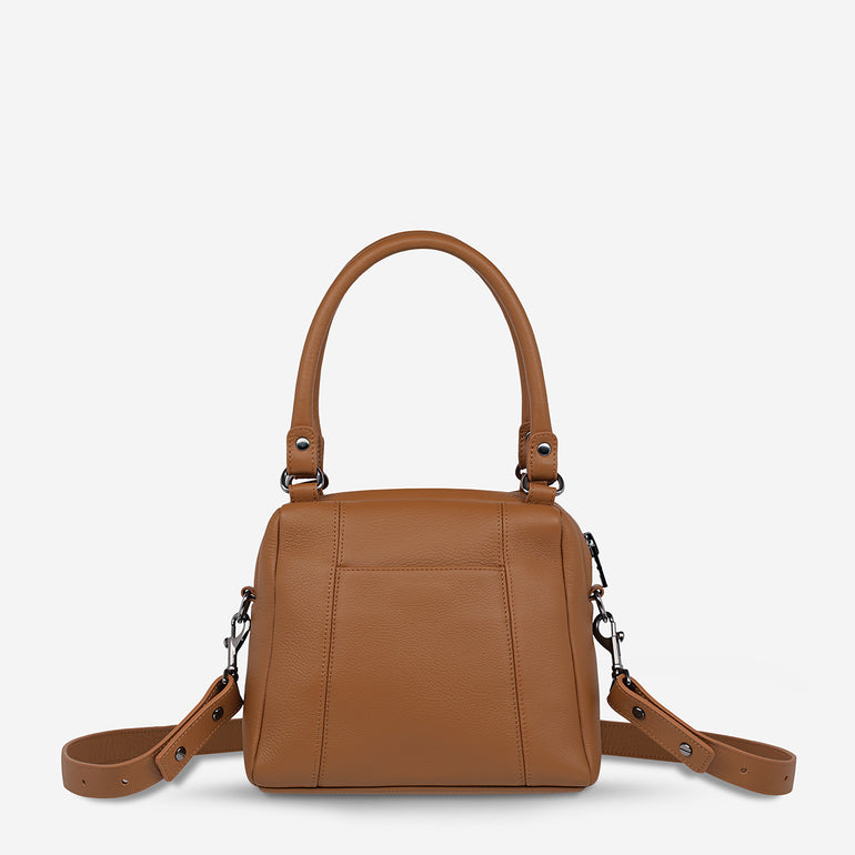 Status Anxiety Mini Mountains Women's Leather Handbag Camel