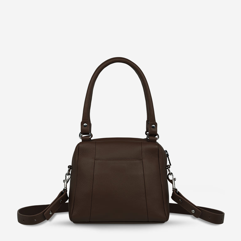 Status Anxiety Mini Mountains Women's Leather Handbag Cocoa